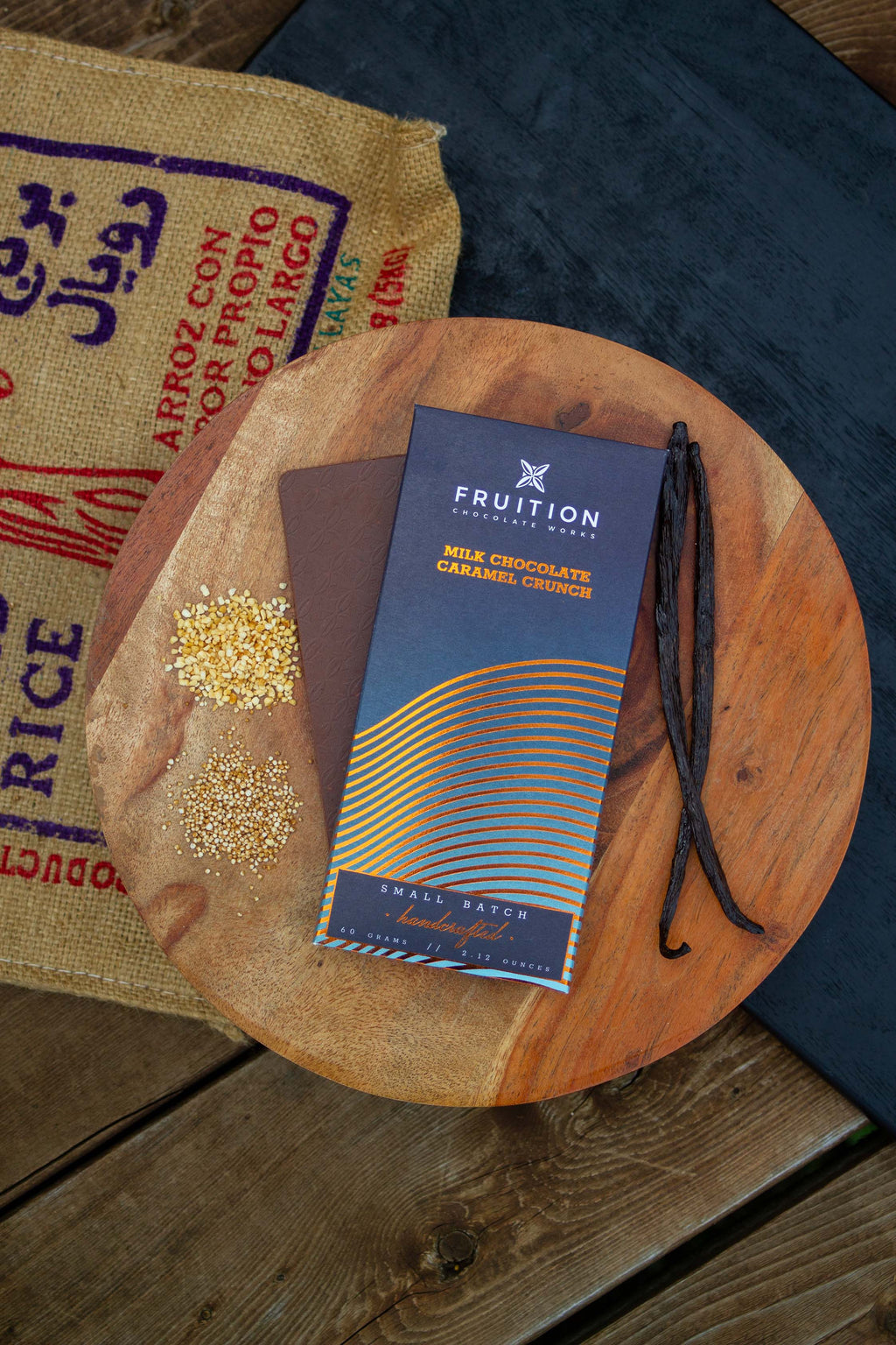 Milk Chocolate Caramel Crunch - Fruition Chocolate