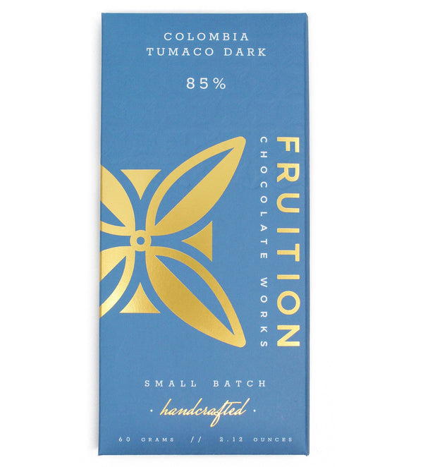 85 dark chocolate bar; colombian chocolate
